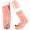 Soft adults christmas socks with cute christmas character on front. One size. Model: Reindeer.