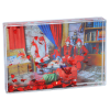 Acrylic Picture Frame with Hearts.
