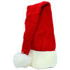 Woollen elf hat, red-and-white.
