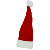 Woollen elf hat, red-and-white.