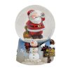 Santa and Snowman Snow Globe.