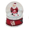 Mini Snow Globes, Santa.