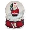 Mini Snow Globes, Santa and Tree.