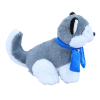 Istuva Husky Pehmolelu Kaulahuivilla
