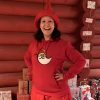 Santa Claus Office hoodie, red.