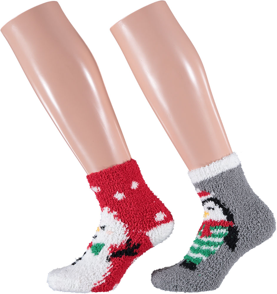 Softy Socks, 2-pack - Santa Claus Office