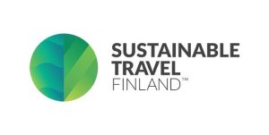 Sustainable Travel Finland merkki.