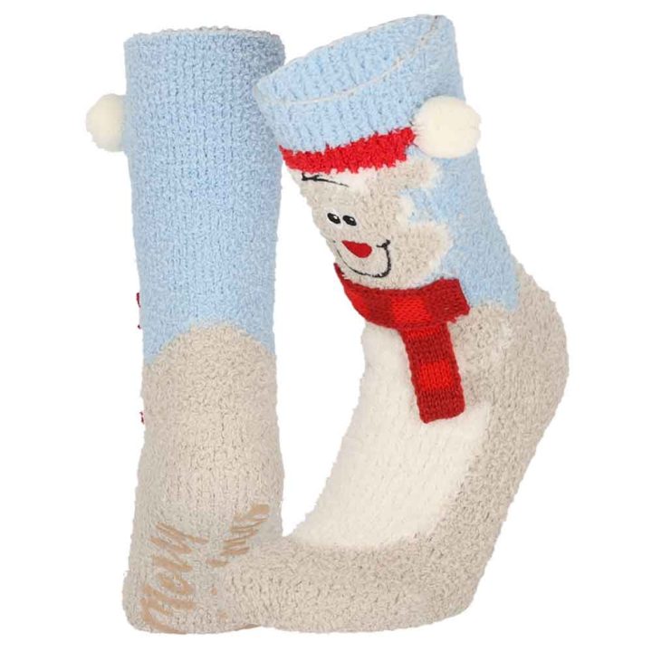 Fluffy Christmas Socks.