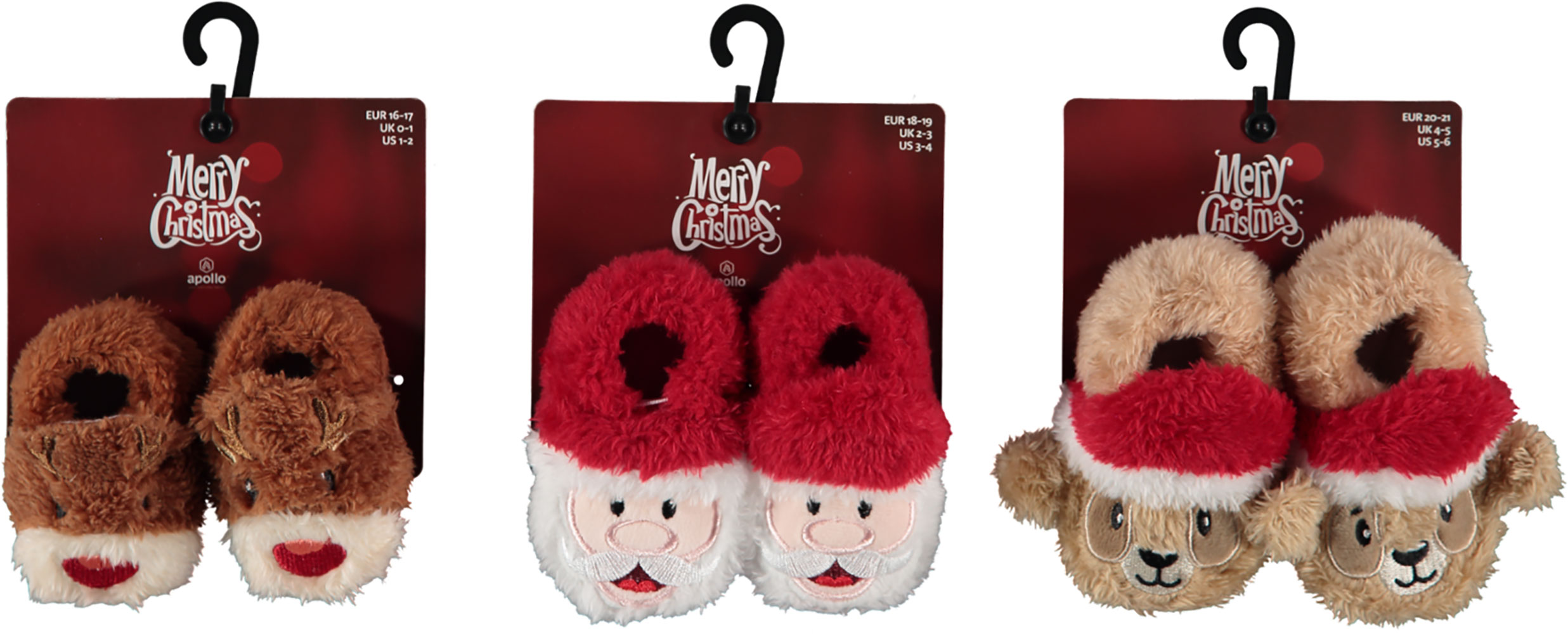 Baby Christmas Slippers.