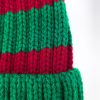 Beanie, red-green.