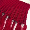 Scarf red-white.